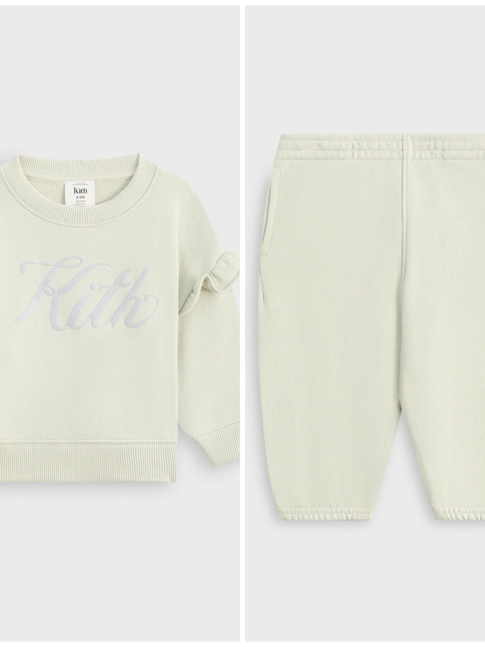Kith Kids Mint Green Two-Piece Pajama Set